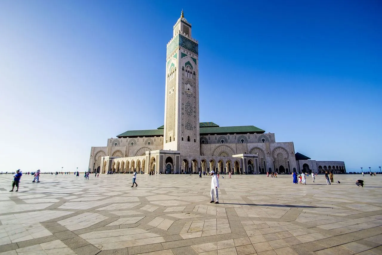 Figure 7. Grande Mosquée Hassan II, Casablanca, Morocco, (Courtesy Creative Commons CC0 1.0)
